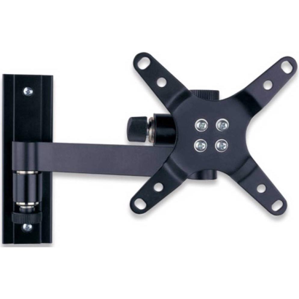 Techly Tiltable Wall Bracket (Wand, 30", 15 kg), TV Wandhalterung, Schwarz