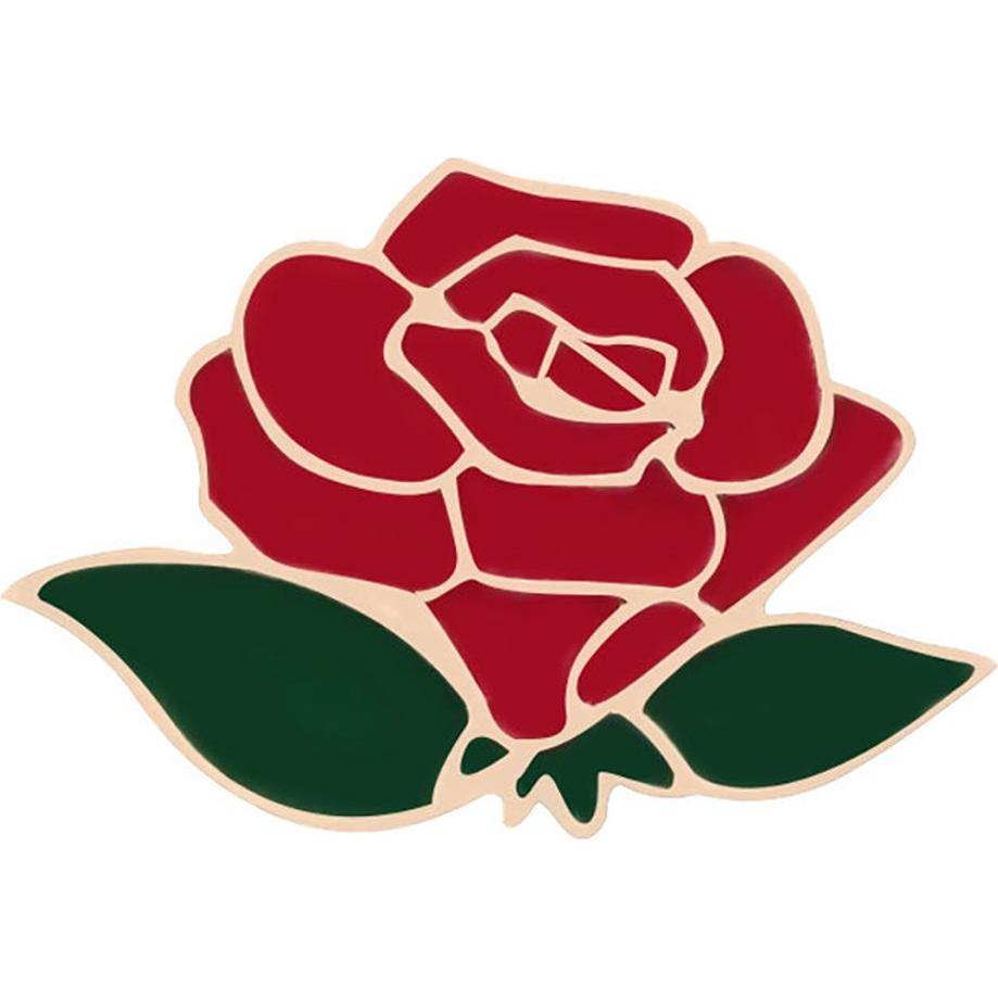 JTI, Anstecknadel, Brosche - Rose, Mehrfarbig