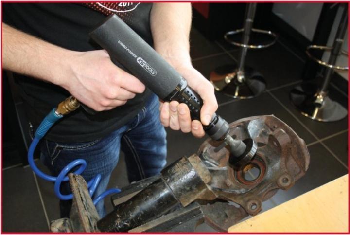 Actual product image KS Tools Vibro-Power pneumatic chisel hammer set. 6 pcs. 51 (Air blast)