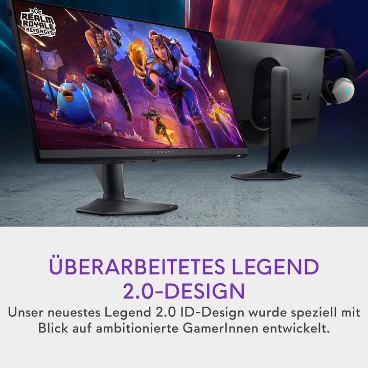 Actual product image Dell Alienware AW2724HF (1920 x 1080 pixels, 27")