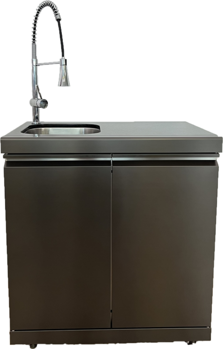 BBQ Master Outdoorkitchen Element lavabo Black Edition