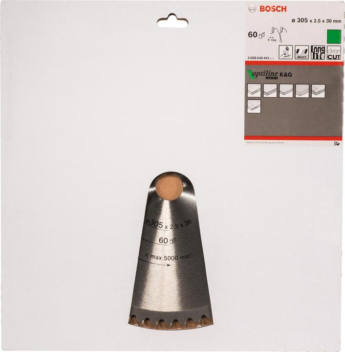 Actual product image Bosch Professional Zubehör PRO Wood circular saw blade, 305 x 2.5 x 30 mm