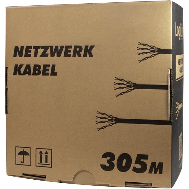Thumbnail - LogiLink Netzwerkkabel (U/UTP, CAT6, 305 m), Netzwerkkabel