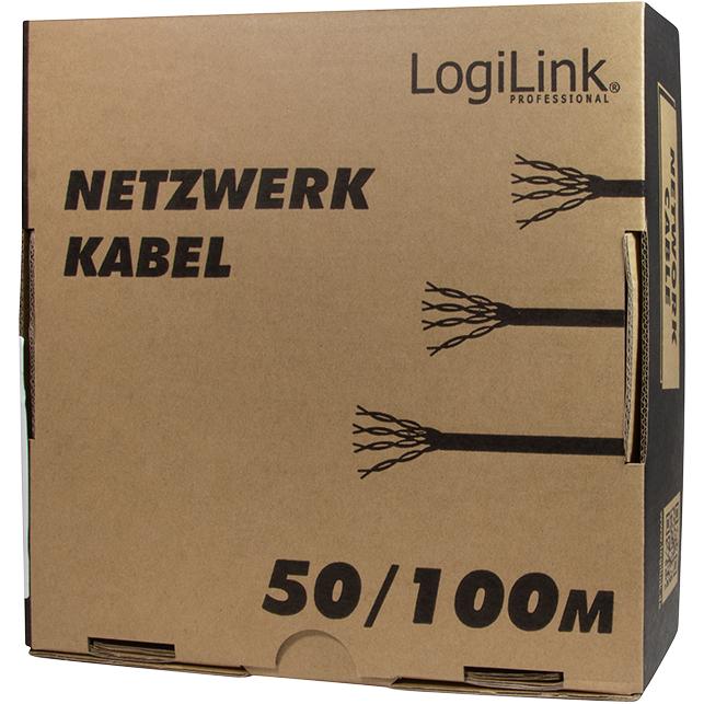 Thumbnail - LogiLink Netzwerkkabel (S/FTP, CAT6, 100 m), Netzwerkkabel
