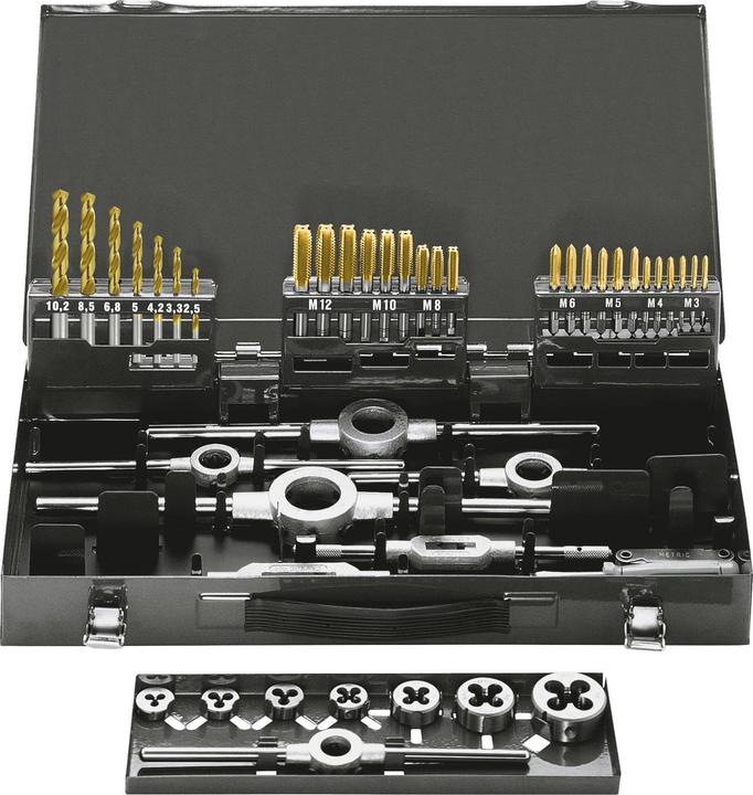 Exact Black Edition Gewindesortiment STM15S M3-M12 HSS Spibo TiN - 10731BE