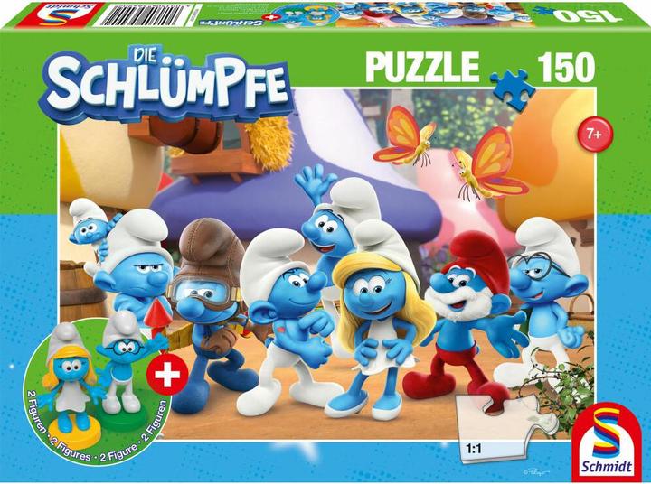 Produktbild Schmidt Spiele Schlumpfige Freunde 150 Teile (150 Teile)