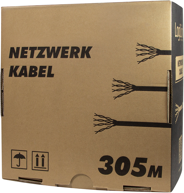 Immagine prodotto LogiLink Cavo di rete (S/FTP, CAT6, 305 m)