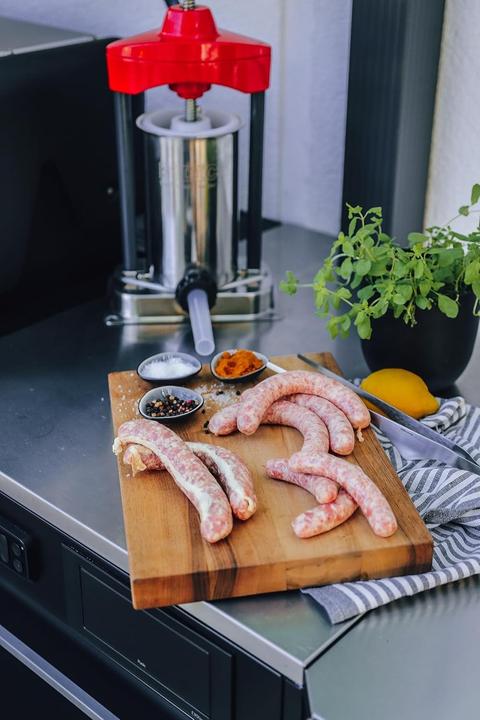 Image du produit F. Dick HTW Remplisseur de saucisses de table de boucherie maison 3 litres/5 lb (pour les cuisiniers