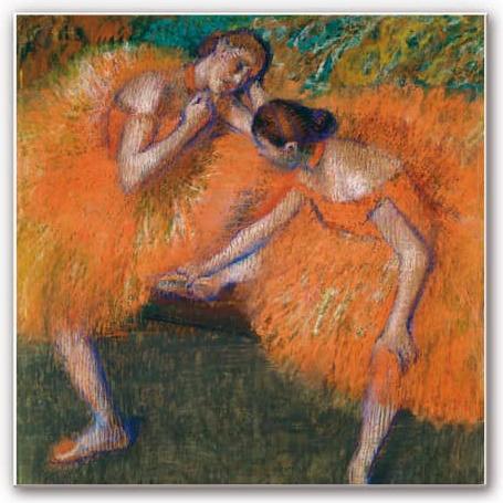 Actual product image Trenddeko Degas - Two dancers (50 x 50 cm)