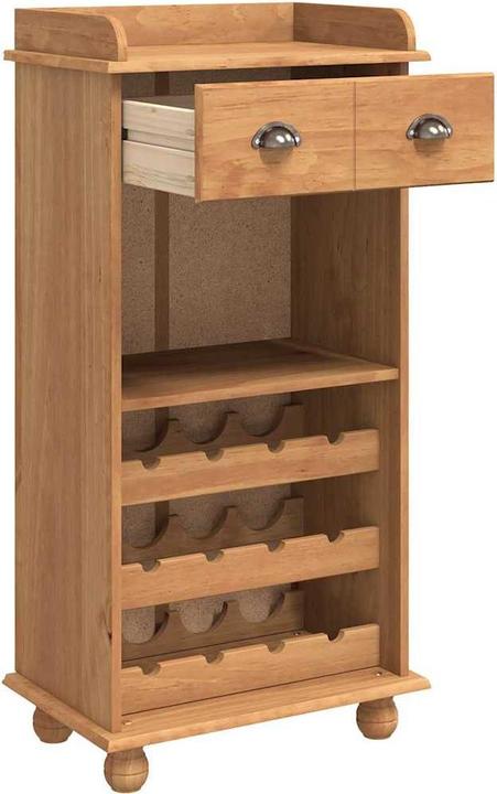 Productafbeelding vidaXL Weinlagerung (12 Flessen, 37 x 37 x 114 cm)