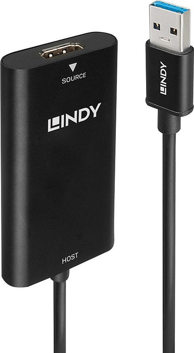 Actual product image Lindy USB Typ-A zu (HDMI, 15 cm)