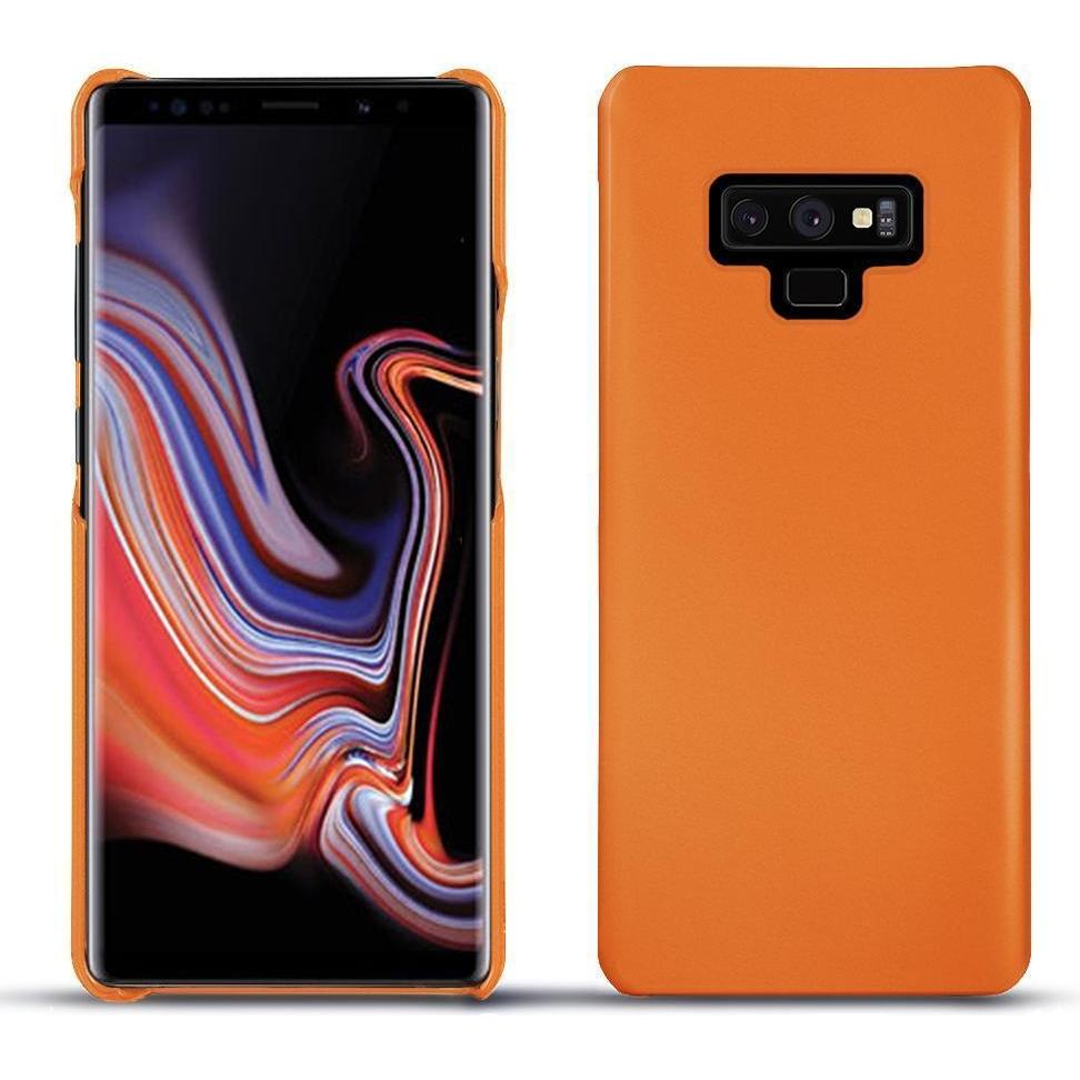 Noreve Lederschutzhülle (Samsung Galaxy Note 9), Smartphone Hülle, Orange
