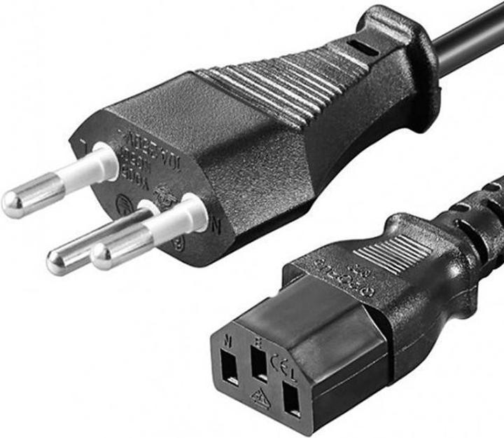 Actual product image AccuCell Mains cable with Swiss plug (2 m)