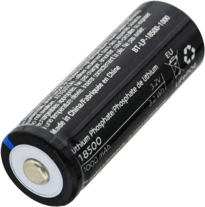 Produktbild Duracell Akku Solar Lithium Phosphat Akku 18500 Li-FePo4 (2 Stk., 18500, 1000 mAh)