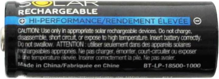 Produktbild Duracell Akku Solar Lithium Phosphat Akku 18500 Li-FePo4 (2 Stk., 18500, 1000 mAh)