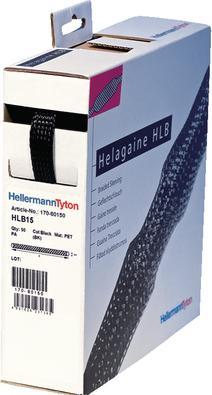 Actual product image HellermannTyton Polyester Expandable Braided Sleeve,40mm (Cable conduit, 1000 cm)