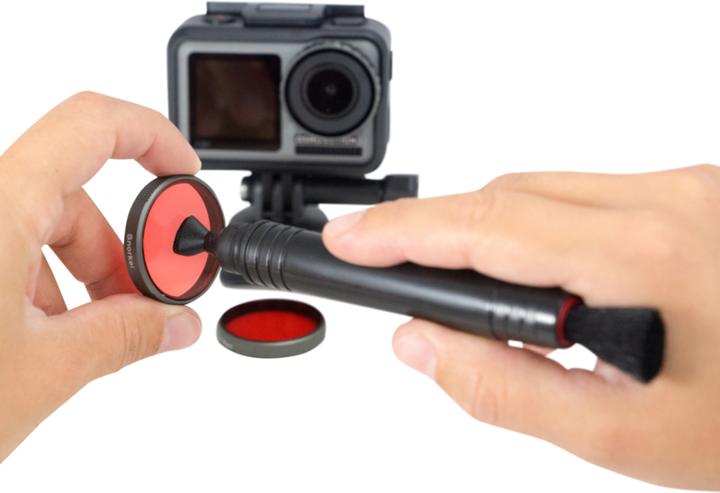 Actual product image PRO-mounts Scuba Red & Snorkel Filter