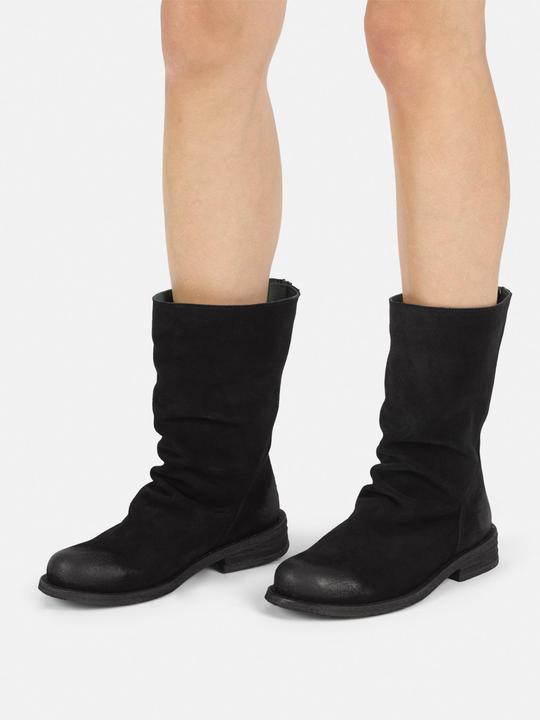 Immagine prodotto Felmini Stivale GREDO W107 Wide Fit in pelle scamosciata, con zip sul retro per una vestibilità sicura. (40)