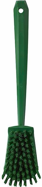Produktbild Fincke Waschbürste langer Stiel, hart, VE 10 Stk, grün (10 Stk.)