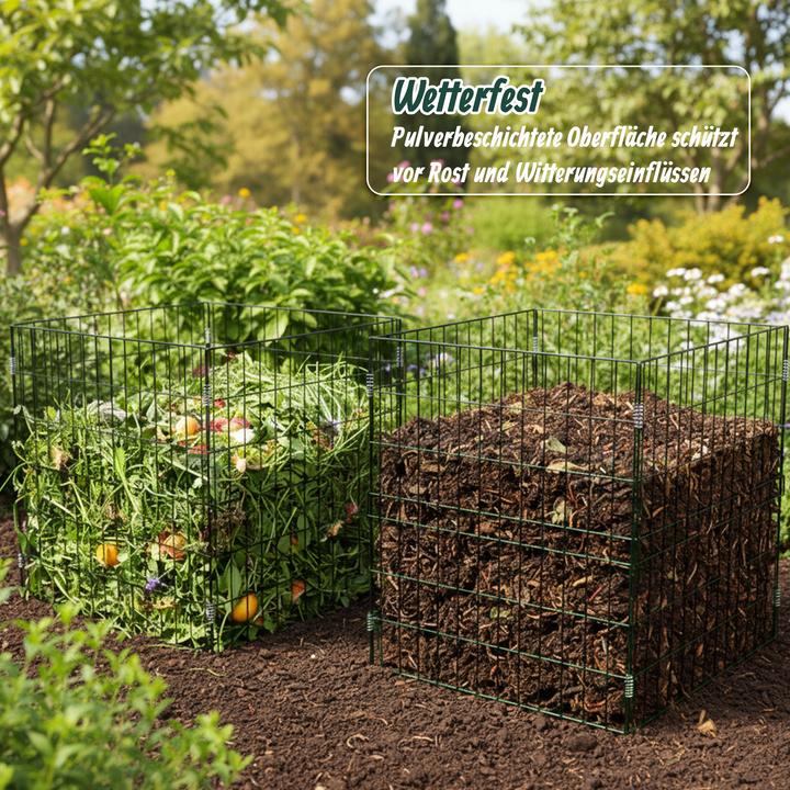 Actual product image Relaxdays 2x metal composters