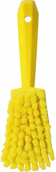 Produktbild Fincke Handbürste kurzer Stiel, weich, gesplisst, VE 10 Stk, gelb (10 Stk.)
