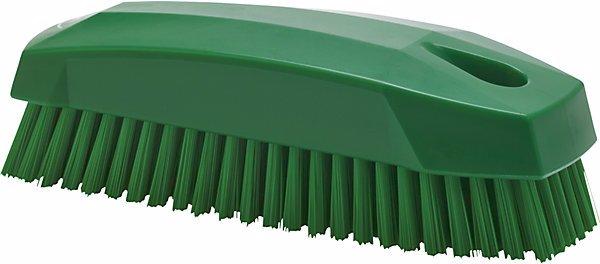 Actual product image Fincke Hand and nail brush S, hard, pack of 25, green. (25 pcs.)
