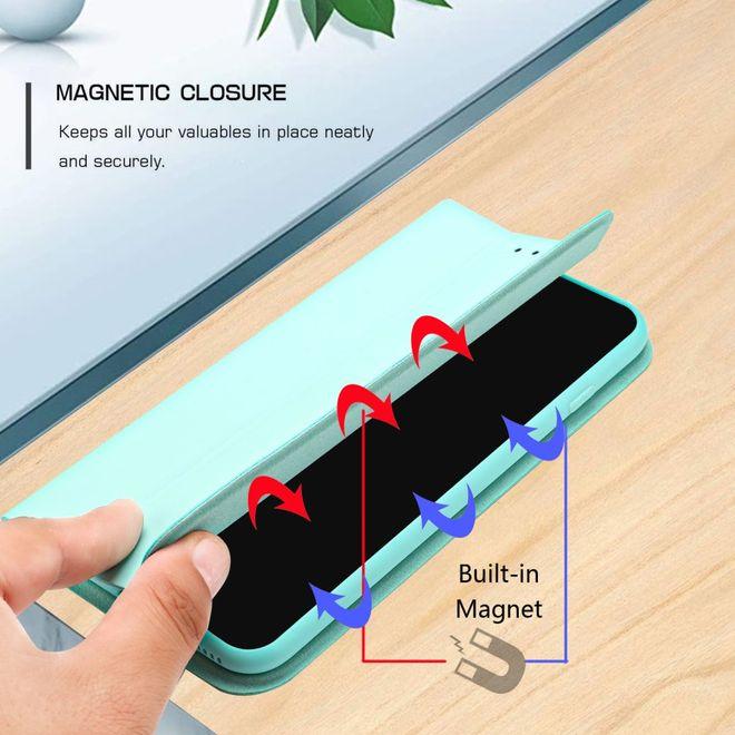 Image du produit MU Classic Pochette en cuir à trois volets pour livre de poche (Apple iPhone 13 Pro)