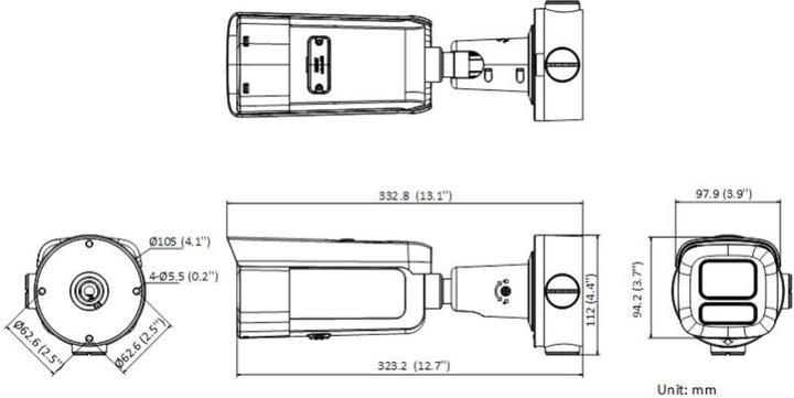 Produktbild Hikvision IP-KAMERA DS-2CD2643G2-LIZS2U (2 8-12 mm) (2688 x 1520 Pixel)
