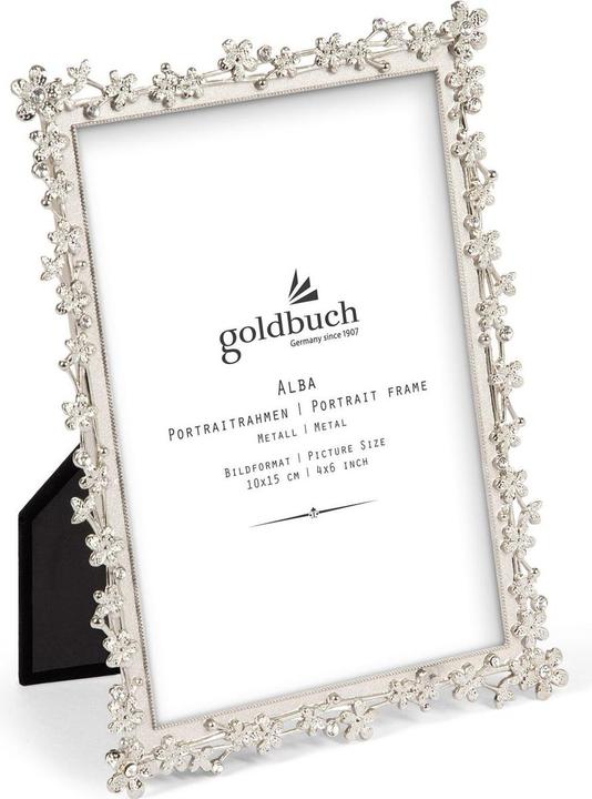 Goldbuch Bilderrahmen Alba silber (10 x 15 cm)