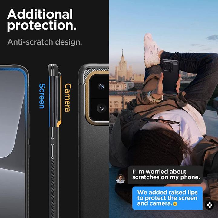 Immagine prodotto Spigen Custodia Rugged Armor per Xiaomi 13 Pro - nero opaco (Xiaomi 13 Pro)