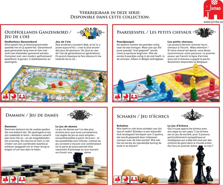 Immagine prodotto Jumbo 17968 Gioco d'azzardo per bambini (Francese, Olandese)
