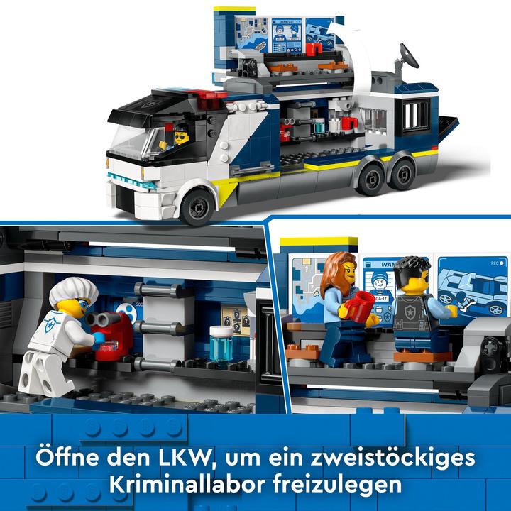 Immagine prodotto LEGO 60418 Camion della polizia con laboratorio (60418, LEGO City)