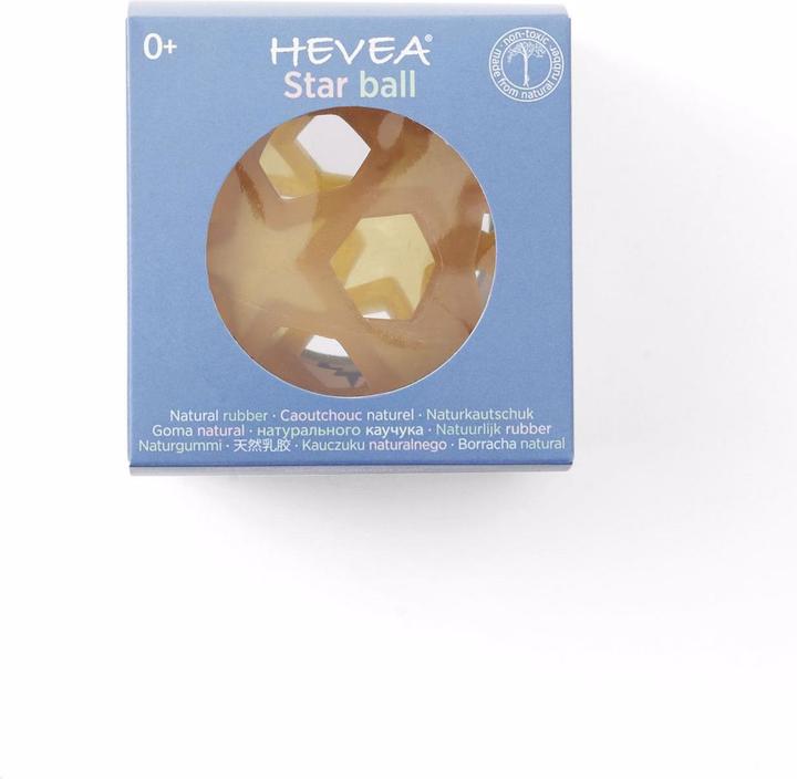 Produktbild Hevea Greifling Star Ball Natur
