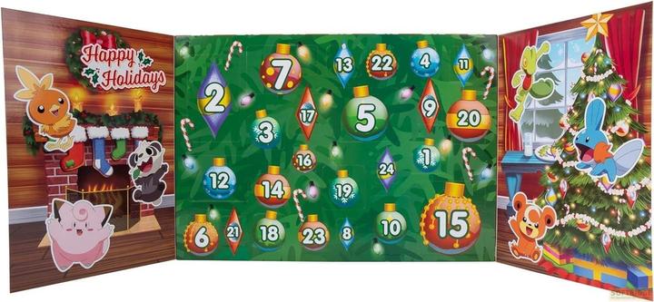 Actual product image Pokémon Battle Figures Advent Calendar