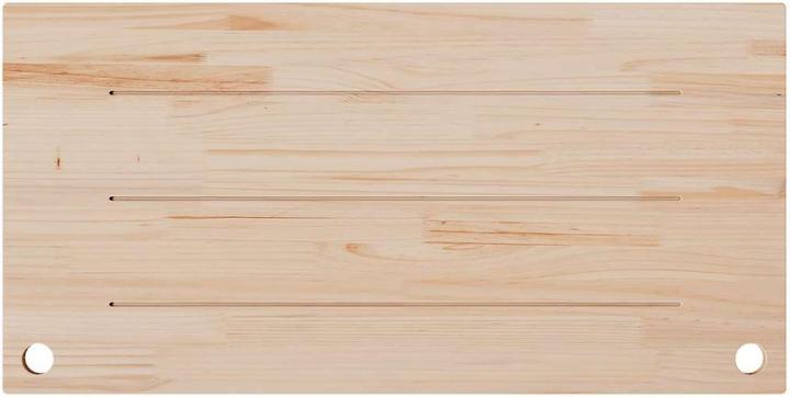 Produktbild VidaXL Schreibtischplatte Weiss 100x60x2,5 cm Massivholz Kiefer (100 x 60 x 2.5 cm)
