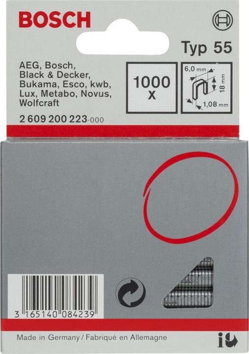 Productafbeelding Bosch Professional Zubehör Smalle rugklem type 55, 6