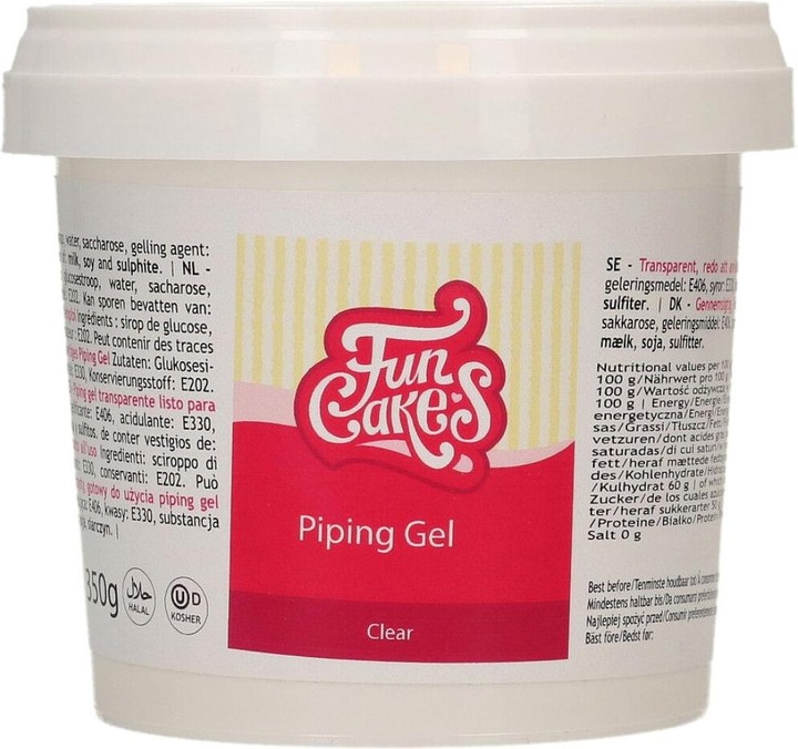 Image du produit FunCakes Piping Gel Neutre 350g (1 x)