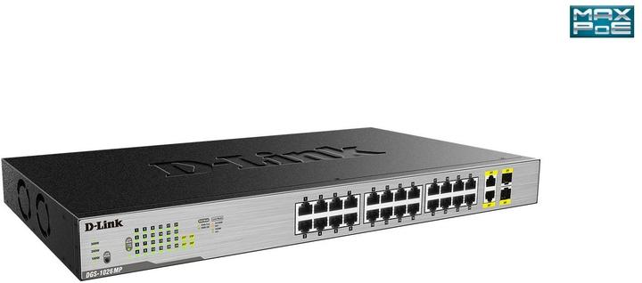 Image du produit D-Link 26-PORT LAYER2 POE+ GB SWITCH (24 ports)