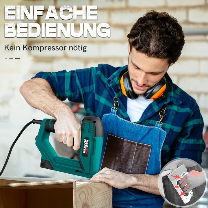 Actual product image Neu Master Electric Tacker NTC0060 (Nail gun, Tacker)