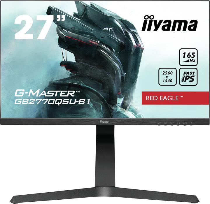 iiyama Snelle IPS, 0,5 ms, HDMI, DP, HDCP, USB,.5539. (2560 x 1440 pixels, 27")
