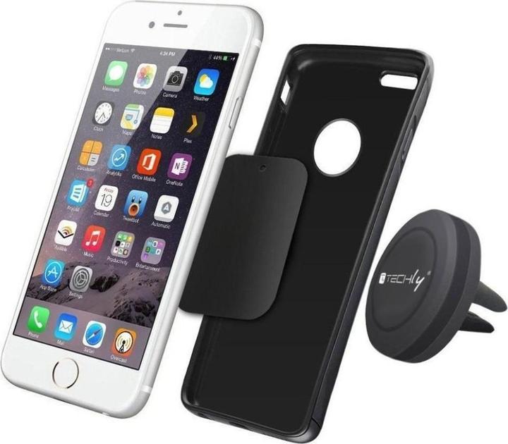 Techly Smartphone/GPS Magnetic Car Air Vent Holder