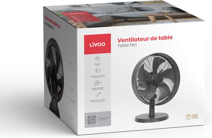 Produktbild Livoo Tischventilator (56 dB)