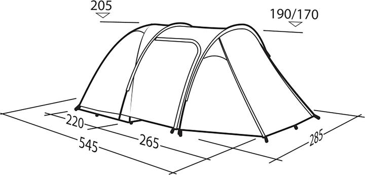 Image du produit Robens Paso Flex 5 (Tente igloo, 8.70 kg, 5 personnes)