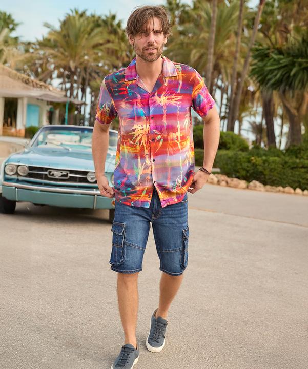 Image du produit Joe Browns Sunset Palm Tree Short Sleeve Shirt (S)