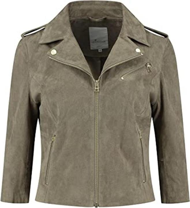 Actual product image Goosecraft Alanis Morisette Fully Lined 3/4 Sleeve Single Zipper Jacket (M)