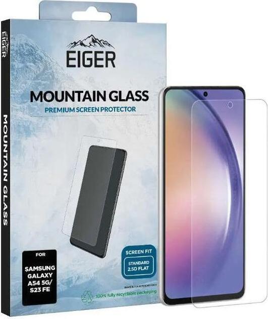 Eiger Mountain Glass Clear (1 Piece, Samsung Galaxy A54 5G, Samsung Galaxy S23 FE)