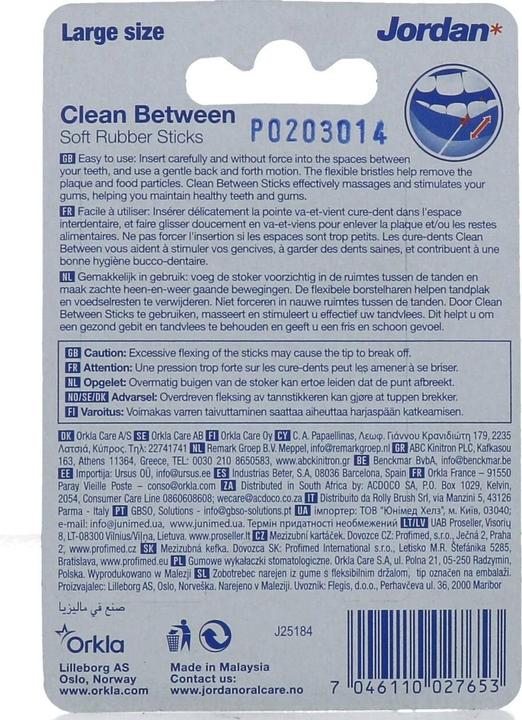 Actual product image Jordan Toothpicks - Clean Between Sticks Large