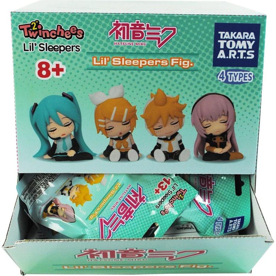 Takara Tomy Hatsune Miku Twinchees Minifiguren Lil' Sleepers 5 cm Display (24)