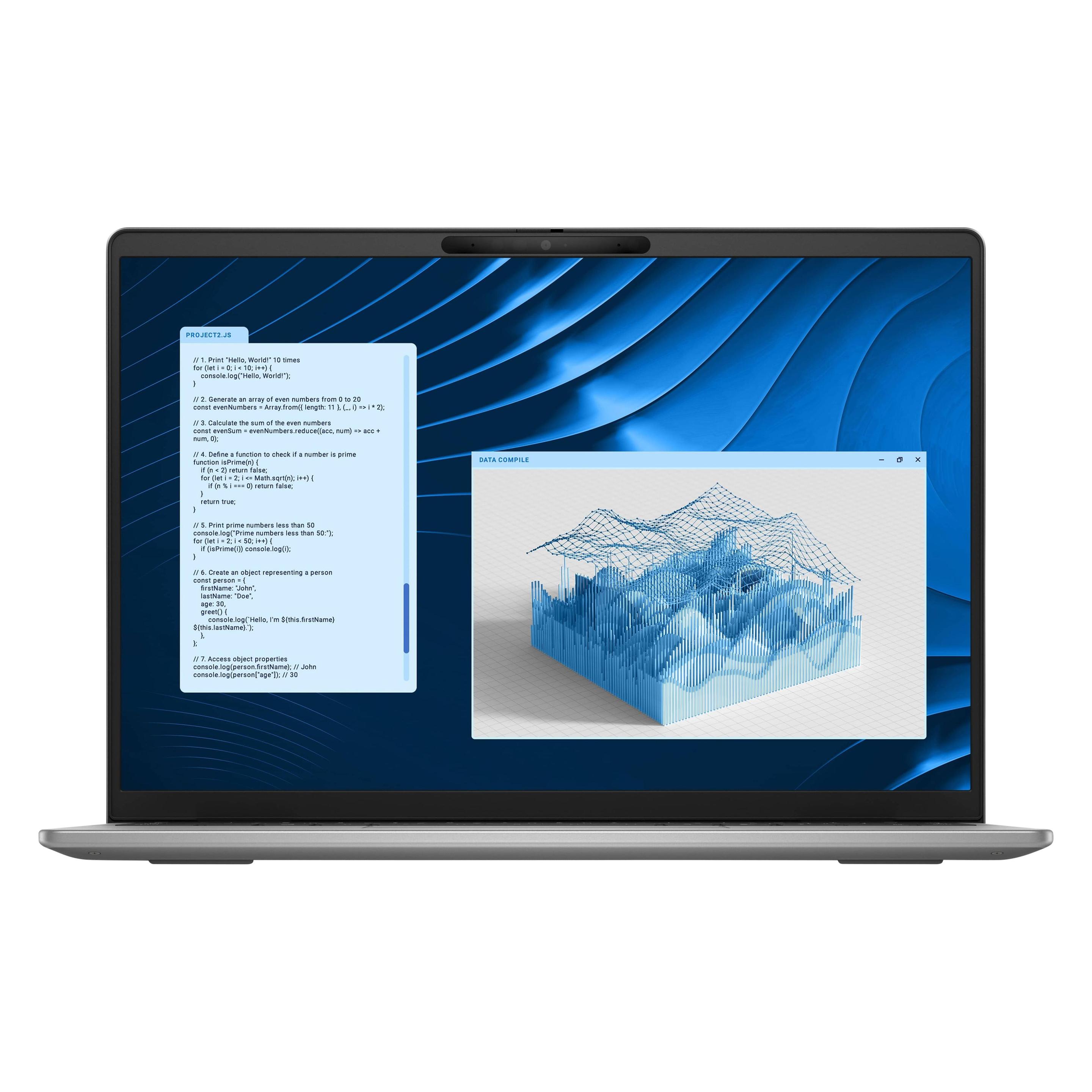Dell Latitude 5455 (14", 512 GB, 16 GB, DE, Snapdragon X Plus X1P-42-100), Notebook, Grau