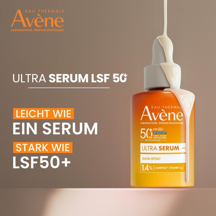 Actual product image Avène Ultra Serum Glow-Effekt (Sun cream face, SPF 50+, 30 ml)